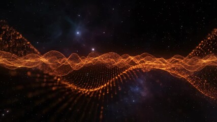 A vibrant digital illustration represents a scientific DNA arrangement through an abstract colorful pattern of blue fractal lines and light waves in a high-quality virtual reality space - Powered by Adobe