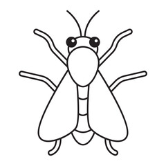 Moth Coloring Page