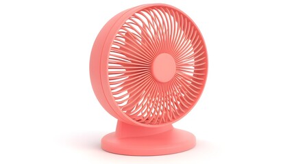 Compact Desktop Fan for Cooling and Ventilation in Home or Office