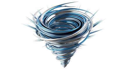 abstract blue swirl