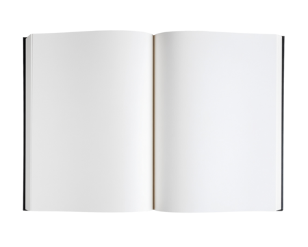 Opened book blank notebook copy space open diary text space