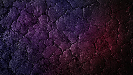 Stunning cracked earth texture with vibrant purple hues, perfect for adding depth and drama to your...