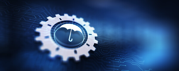 Insurance, health family car money travel Insurtech concept on virtual screen.