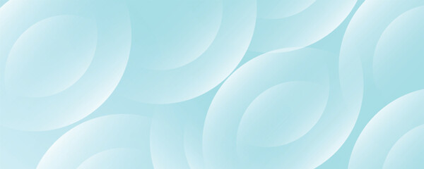 Minimalist abstract banner background. Green and blue gradations.Circle geometric background. Simple design. modern design