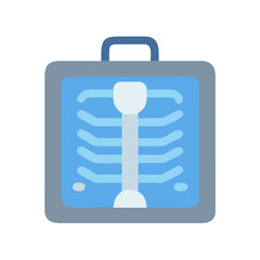 Simplified X-ray image for medical presentations and graphics
