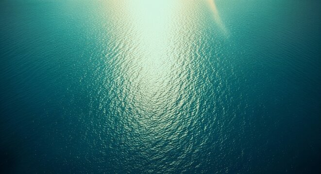 Abstract underwater light rays shimmering through turquoise water creating a mesmerizing textured surface pattern - Powered by Adobe
