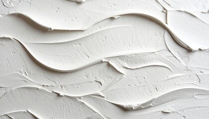 Abstract background of white plaster