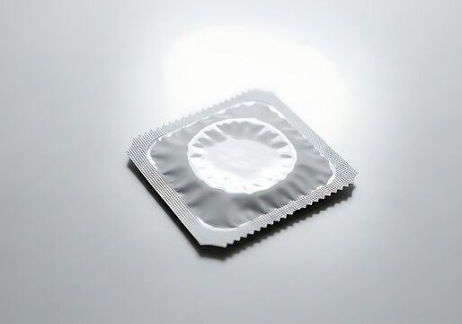 Promote safety and responsible choices with a condom in sterile packaging, essential for healthcare campaigns and sexual health awareness initiatives for peace of mind