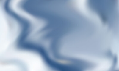 Abstract modern blue white luxury fabric wave background with copy space. Smooth liquid wave. Elegant shiny silk satin texture. Suit for wallpaper, cover, header, desktop, web, flyer. poster