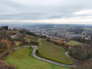 Blick auf Deutschlandsberg aus der Burg Deutschlandsberg