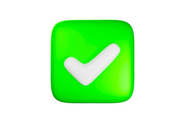 The green check mark indicates approval