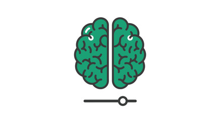 Boost your mental performance with this vibrant brain illustration for your next health campaign or educational project - get inspired and stay sharp now!