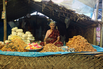 Traditional South Indian snacks shop