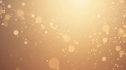 Fototapeta premium Soft Golden Bokeh Background with Sparkling Light Effects