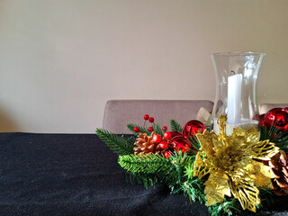 christmas still life, table decoration