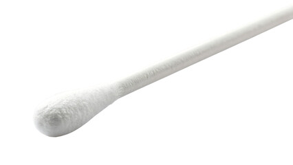 Cotton swab for cleaning and hygiene closeup