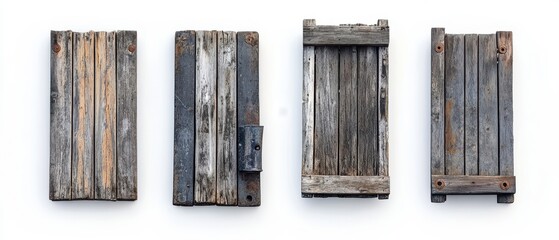 Rustic Wooden Boxes in High-Key Lighting: Perfect for Product Mockups and Authenticity