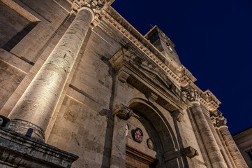 The city's cathedral, dedicated to the patron saint, stands on the site of a Roman public building,...