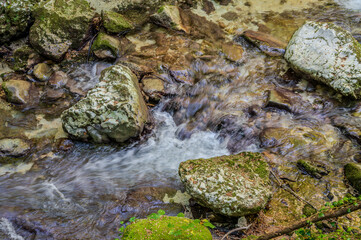 Over millions of years, the Orfento River (in the municipality of Caramanico Terme) has carved out a narrow gorge now covered by dense riparian vegetation featuring willows, ferns, and mosses.