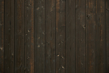 Obraz premium 落ち着いた風合いの黒い板壁のテクスチャ。