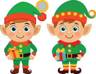 christmas elf cartoon, santa helper vector, cute holiday character, festive elf illustration, adorable christmas design, elf season artwork, winter elf svg, santa assistant cartoon, holiday celebratio