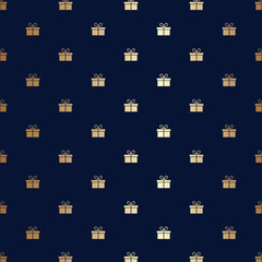 Christmas Gift Box Background Vector Design.