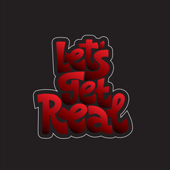 Typography Trendy Graphic Word Design