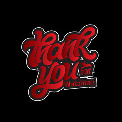 Typography illustration for minimal statement tee