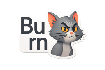 black cat with a white background