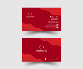 modern business card design tamplate