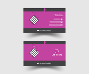 modern business card design tamplate