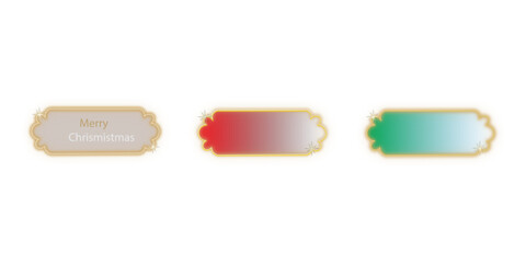 Three rounded rectangles with gradient colors