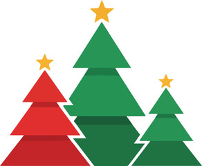 Minimal Christmas tree design