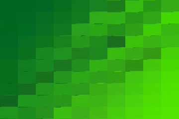 A vibrant green mosaic pattern creates an abstract and visually appealing composition, blending light and dark shades in a harmonious arrangement