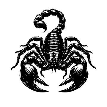 scorpion tattoo vector