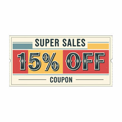 Vintage ticket, Admit one ticket 15% off