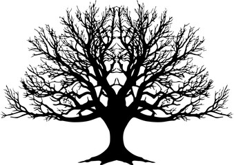 Tree silhouette, tree svg, tree clipart, tree bundle, tree vector, nature silhouette, forest silhouette, tree outline, tree cut file, nature svg, woodland svg, tree png, tree eps, tree dxf, tree ai, t