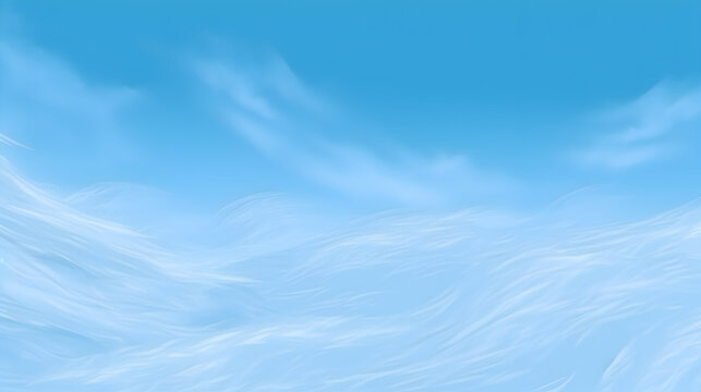 A serene and calming sky background with soft clouds and a gentle gradient of blue,  creating a peaceful and dreamy atmosphere for any design