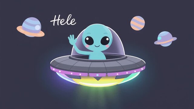 alien spaceship and ufo