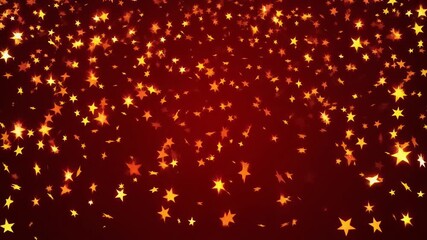 Experience the concept of joyous celebration with this sparkling cascade of golden stars, forming a dazzling festive background for events and holiday designs