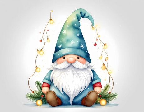 Santa Claus and Christmas Tree