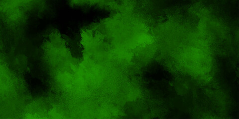 The concept of aromatherapy. Freezing dry fog bombs texture overlays. Stock illustration. green watercolor paper textured illustration with splashes, green grunge wall background,