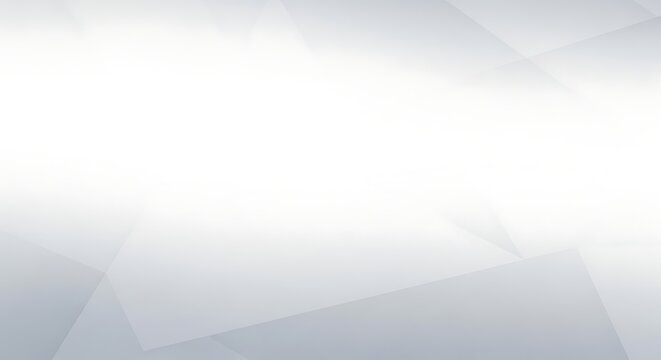 Abstract geometric background with subtle light gray and white gradient shapes creating a modern, clean, and minimalist design element
