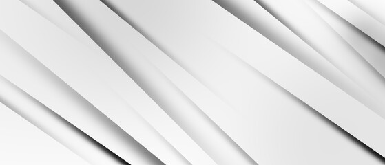 Obraz premium Abstract geometric background of diagonal, layered lines in grayscale