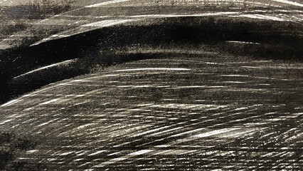 dynamic brushstroke drawing in sumi, energetic line background illustration, abstract banner-size illustration drawn with brush