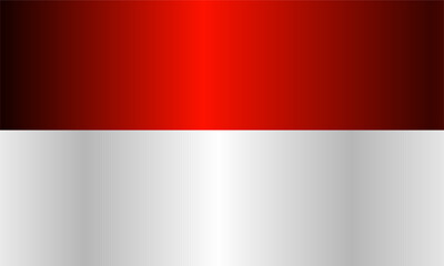 red background with white stripes