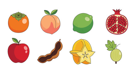 Camping and hiking equipment icons vector illustrations on neutral background