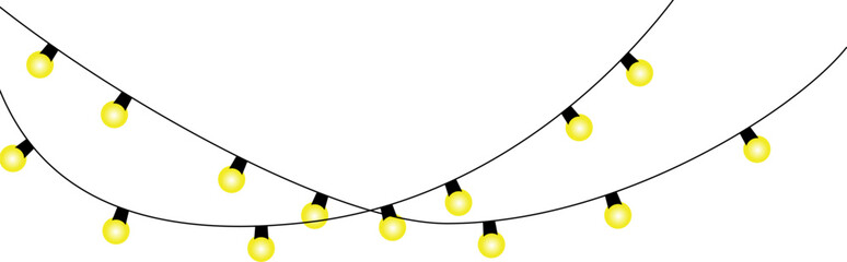 Festive String Lights Garland Decoration Festive Celebration