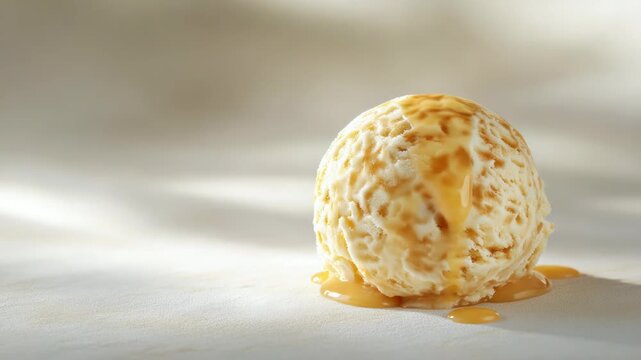 Video A close-up shot of a peeled orange on a table, perfect for food or lifestyle ry