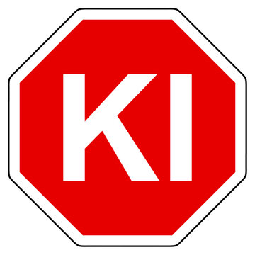 KI und Stoppschild